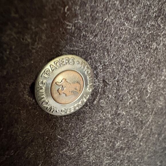 Wyoming Traders Mens Wool Hunting Outdoor Cowboy Ranch Vest - Black SZ Medium - Picture 5 of 6